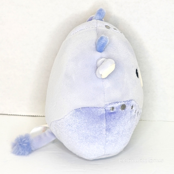 MARZIO 🐄 Blue Studded Velvet Cow Velvet Squad Original Squishmallow ☆ NWT ☆ - Picture 6 of 9